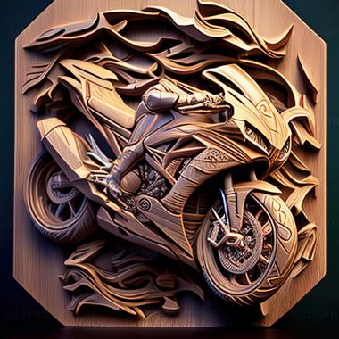 3D model Kawasaki Ninja 250 (STL)